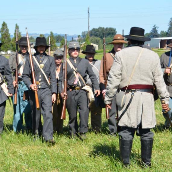 Civil War in Brooks, Oregon