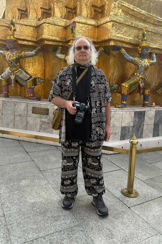 Gerry at a Temple